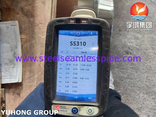 ASTM A182 F310 geslepen flens van roestvrij staal met lashals voor pijpleidingsystemen met hoge temperatuur en hoge druk