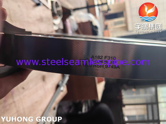 ASTM A182 F310 geslepen flens van roestvrij staal met lashals voor pijpleidingsystemen met hoge temperatuur en hoge druk