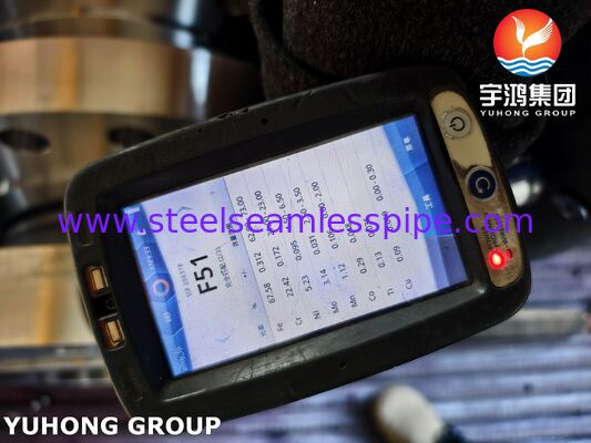 ASTM A182 F51 BL RF Flens, Duplex Roestvrij Staal Blind Verhoogd Vlak Flens