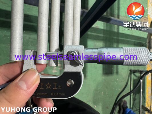 Roestvrij staal ASTM A269 TP316L naadloze buis voor condensor, gebeitst en gegloeid