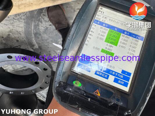 ASTM A182 F11 WN RF-flens, krommolibdeen legering gesmeed lashals opgeheven gezichtsflens