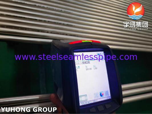 ASTM SB338 R50400 Naadloze Titaniumlegering Buis met Hoge Corrosiebestendigheid en Naadloze Structuur