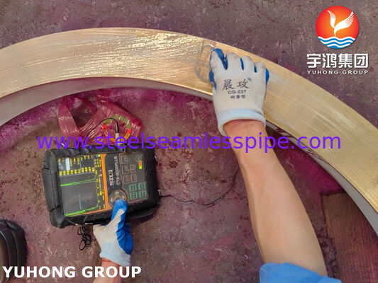 ASTM B171 / ASME SB171 C70600 Koper Nikkel Ring CuNi 90/10 Gesmede Ring