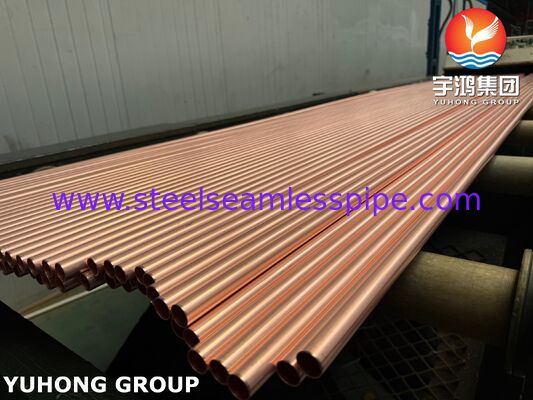 ASTM B111 C12200 naadloos buisje (Smls), naadloos buisje van koperlegering van hoge kwaliteit