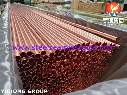 ASTM B111 C12200 naadloos buisje (Smls), naadloos buisje van koperlegering van hoge kwaliteit