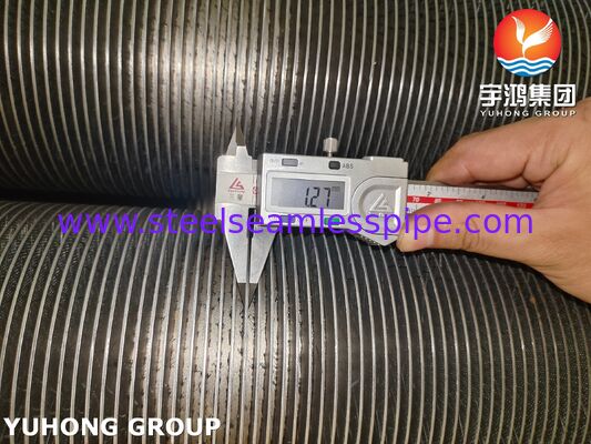 ASTM A376 TP347H Fin Tube CS, Hittebestendige Composiet Fin Tube (CS Basis + TP347H Fin)
