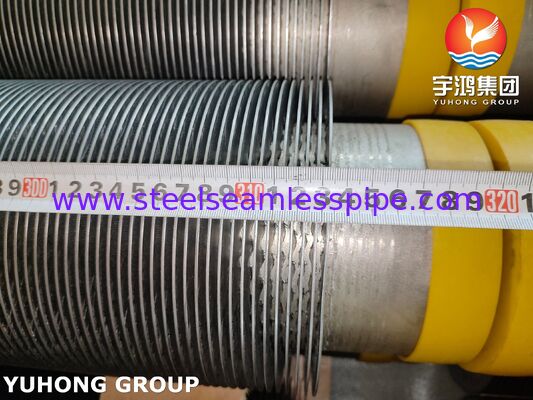 ASTM A376 TP347H Fin Tube CS, Hittebestendige Composiet Fin Tube (CS Basis + TP347H Fin)