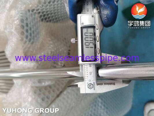 ASME SA249 Helder gegloeide roestvrijstalen 304 gelaste buis voor distilleerder, 3/4" 20BWG