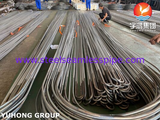 Nikkel-legering stalen U-bocht warmtewisselaarbuis Monel400 ASME SB163 N04400