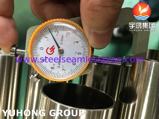 320 / 240 Grit ASTM A269 TP304L Roestvrij Staal Helder Gloeide Buis Voor Sanitaire Toepassing