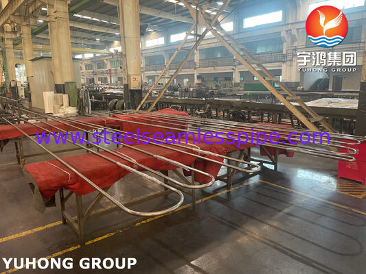 ASME SB163 Monel 400 Koper Nikkel Legering Naadloze U-bocht Buis, TEMA Warmtewisselaar, Shell en Buis Warmtewisselaar Toepassing