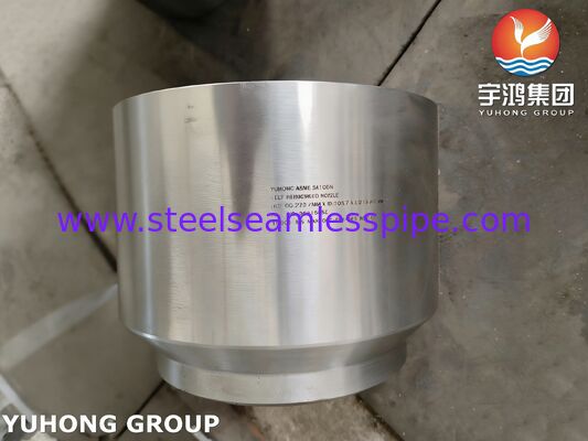 ASTM A105N Carbon Steel Forging ASME Zelfversterkte sproeiers voor drukvaten
