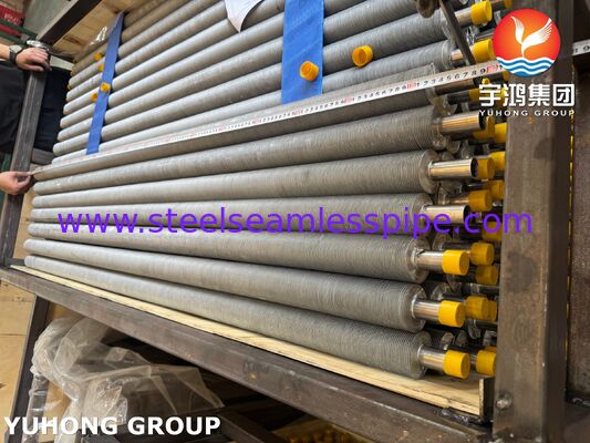 EN 10217-7 1.4301 Roestvrij staal en aluminium geëxtrudeerde vinbuis