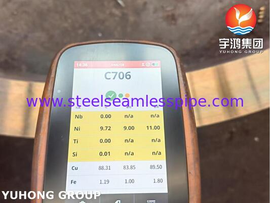 ASME SB171 C70600 CuNi 90/10 Gesmede ring voor zeewater- en maritieme systemen