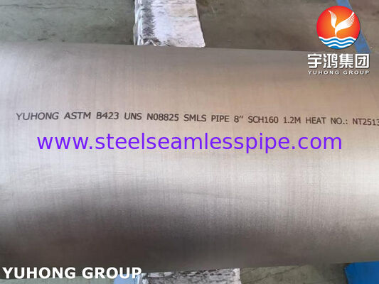 ASTM B423 UNS N08825 Incoloy 825 naadloos buis voor corrosieve bediening