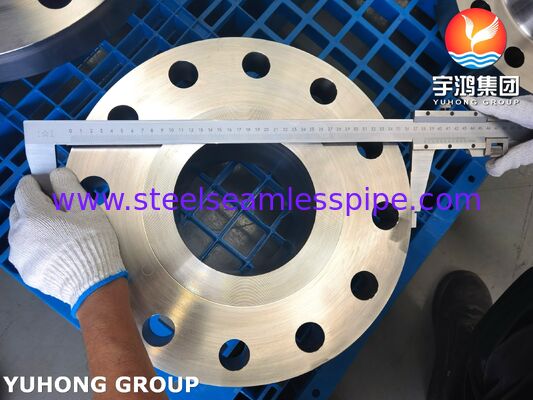 ASTM B564 UNS N10276 / Hastelloy C276 Sweishalsflens, opgeheven gezicht (RF) klasse 150/300/600, voor zeewaterontzilting