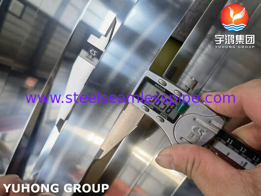 ASTM A240 SS304 ROSTLOS STEEL PRECISIE STRIEP BA voor sensorelement