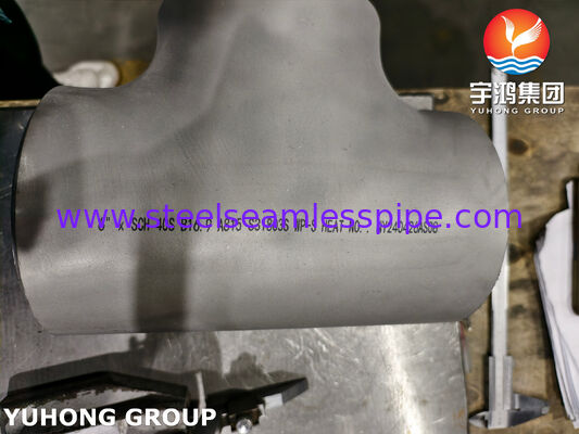 ASTM A815 UNS S31803 Duplex Stalen Fitting ASME B16.9 Buttweld Duplex 2205 Gelijke T-stuk