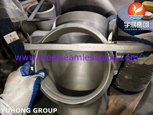 ASTM A815 UNS S31803 Duplex Stalen Fitting ASME B16.9 Buttweld Duplex 2205 Gelijke T-stuk