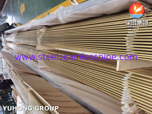 ASME SB111 C68700 Arsenisch Aluminium Messing U-bocht naadloze buis met impingerende aanval