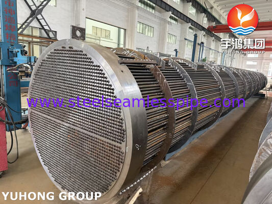 Carbon Steel Shell & Tube Heat Exchanger met ASME SA179 Tubes en SA266 Gr.2 Tubesheet voor water-, olie-, stoom- en gaskoeling