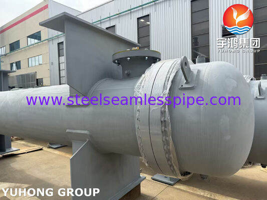 Carbon Steel Shell & Tube Heat Exchanger met ASME SA179 Tubes en SA266 Gr.2 Tubesheet voor water-, olie-, stoom- en gaskoeling