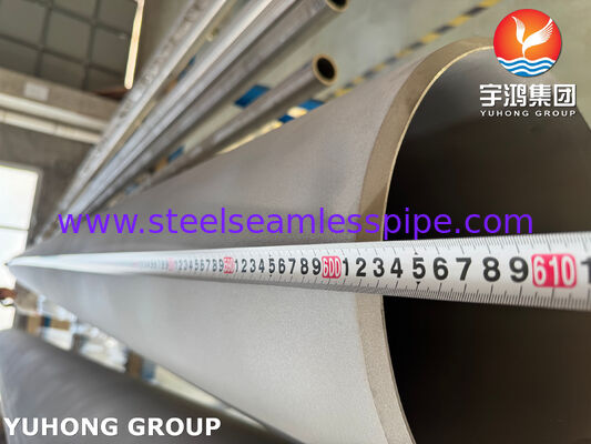 ASME SB725 UNS N04400 Monel 400 Nikkel gelegeerd staal gelaste buis voor olie- en gas mariene projecten