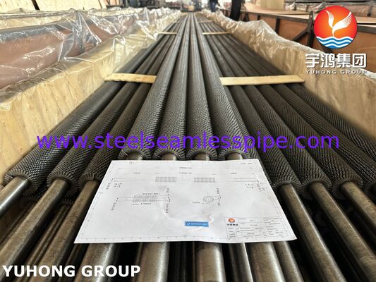 ASTM A213 T91 naadloos buisje van legeringsstaal met CS-gespeld vinnenbuis, HRSG (Heat Recovery Steam Generator)