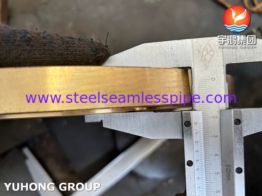 ASTM B171 C46400 marine-messing buisplaat voor zeewater- en scheepskoelers - nauwkeurig bewerkte warmtewisselaarcomponent van koperlegering