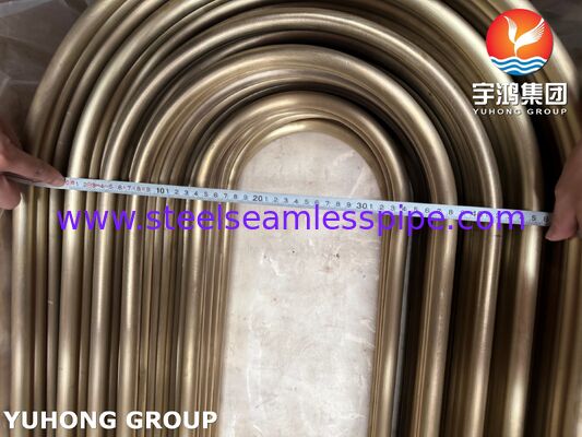 ASME SB111 C44300 U-Bend koperlegeringsbuis voor warmtewisselaar