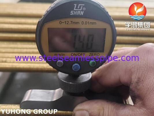 ASME SB111 C68700 Laagvinnenbuizen voor warmtewisselaars met schelpen en buizen