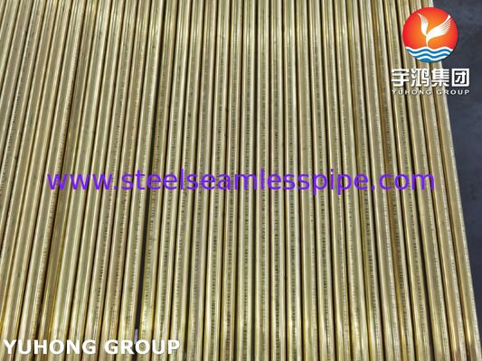 Naadloze buis van koperlegering ASTM B111 C44300 C70600 C71500 C68700 C71640 Luchtkoeler Radiator Condensor Toepassing