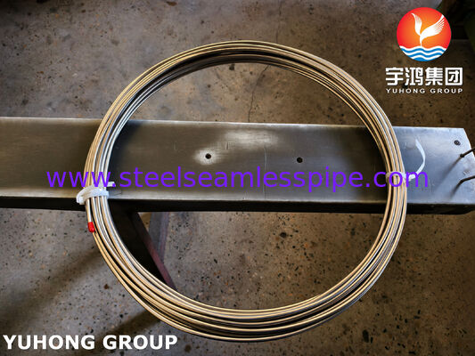 ASTM A269 TP316L Bright Annealed Stainless Steel Coiled Tube voor hydraulische leidingen