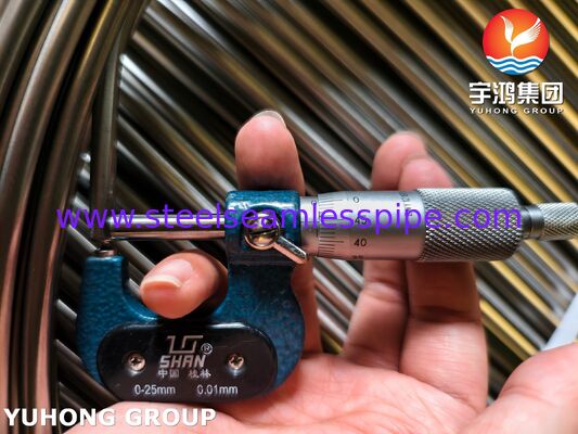 ASTM A269 TP316L Bright Annealed Stainless Steel Coiled Tube voor hydraulische leidingen