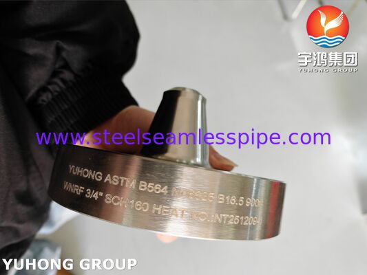 Nikkellegering 625 Flans ASTM B564 UNS N06625 Inconel 625 Weld Neck Flans WNRF Flans
