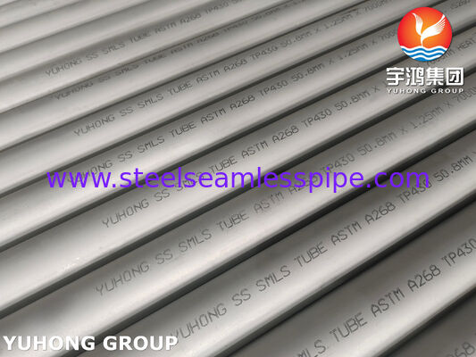 ASTM A268 TP430, UNS S43000 Roestvrij Stalen Naadloze Buis voor Warmtewisselaar Buis
