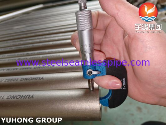 ASTM A312 TP304 / UNS S30400 naadloze holle staalstaaf voor de chemische industrie