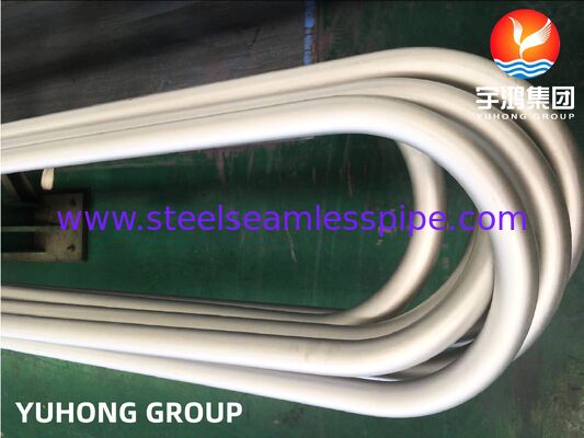 ASTM B444 Inconel 625 naadloze U-bochtbuis voor schelp- en buizenwarmtewisselaars