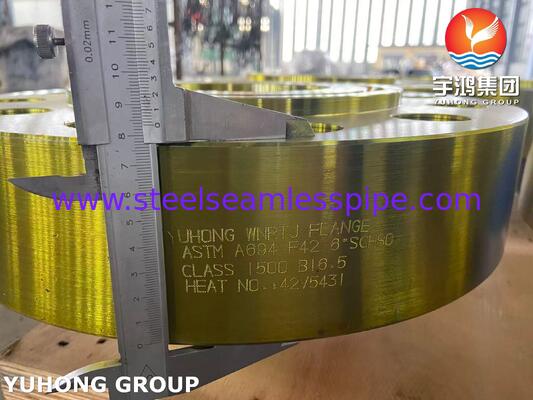 CARBON STEEL FLANGE A694 GR F42 F46 F48 WNRTJ B16.5 CLASS1500