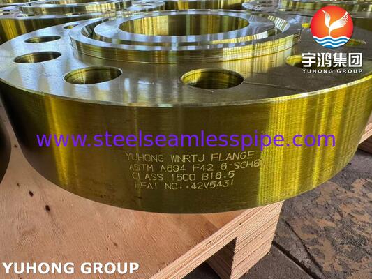 CARBON STEEL FLANGE A694 GR F42 F46 F48 WNRTJ B16.5 CLASS1500