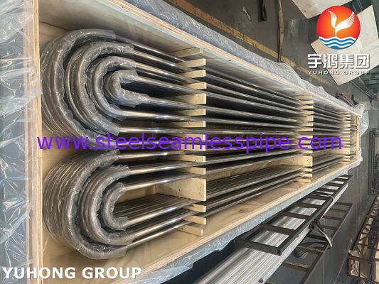 Monel 400 warmtewisselaar ASME SB163 UNS N04400 naadloze U-buigbuis van nikkellegering
