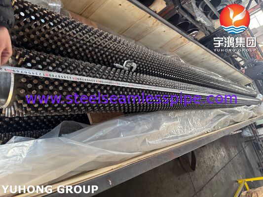 ASTM A335 P22 buizen met noppen voor afvalwarmteterugwinning
