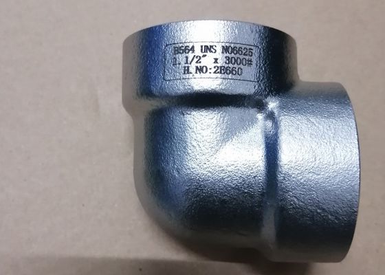 Het Reductiemiddelent-stuk van de Astmb564 Uns N06625 Asme B16.11 Inconel Elleboog