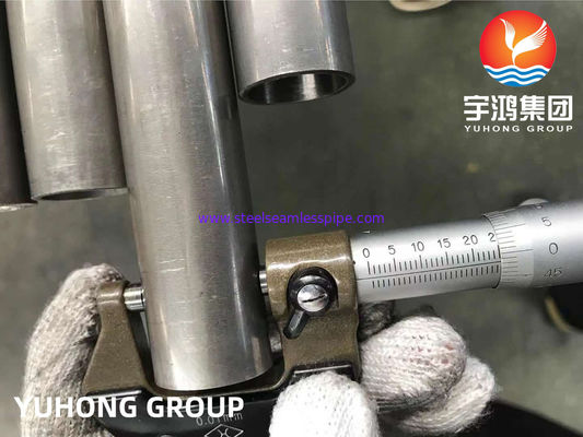 ASME SB163 UNS N04400 / Monel 400 naadloos nikkellegeringsbuis voor warmtewisselaar
