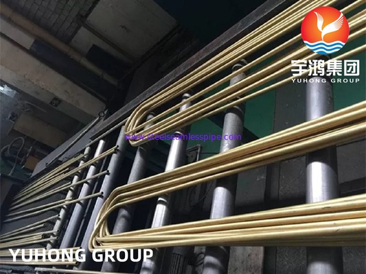 ASTM B111 UNS C68700 Aluminium Messingbuis U buigbuis Warmtewisselaarbuis