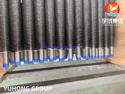 Inbeddende vinnenbuis ASME SB163 Monel 400 Nickel Alloy Tube Type G Vinnenbuis