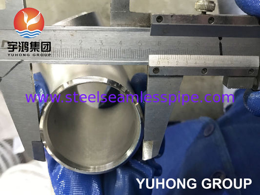ASTM A815 S32750 Super Duplex Roestvrij Staal Gelijkzijdige T-stuk met Chloorbestendigheid Butt Weld Fitting