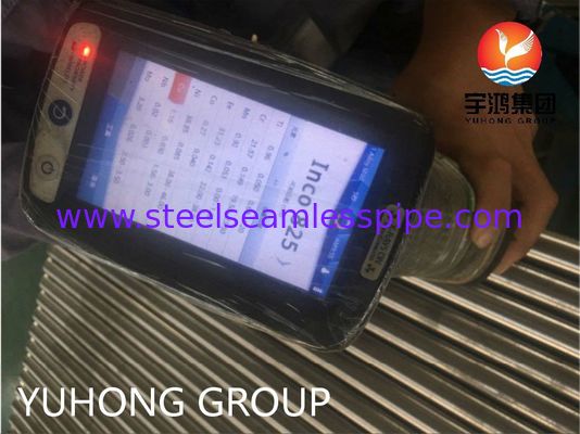 ASME SB163 Incoloy 825 N08825 Naadloze Nikkel Legering Buis voor Warmtewisselaar met Corrosiebestendigheid