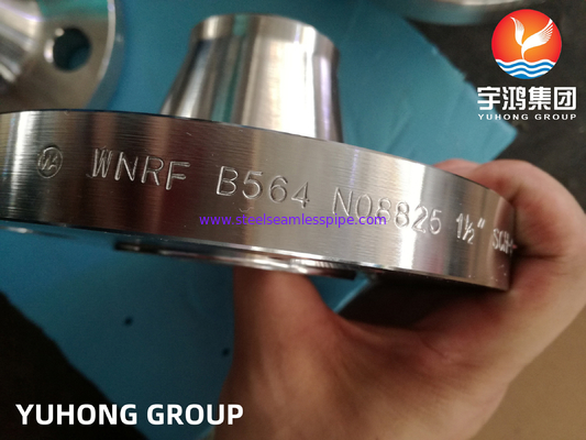 ASTM B564 Incoloy 825 / UNS N08825 Nikkellegerings lassen halsflens