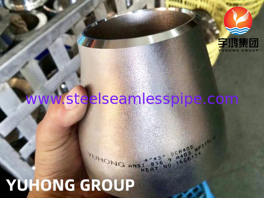 ASTM A403 WP317L roestvrijstalen concentrische verloopstuk | ASME B16.9 stomplaspijpfitting